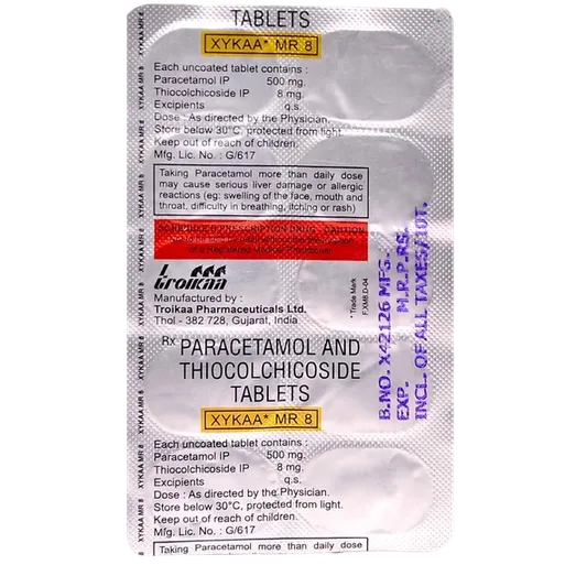 xykaa mr 8mg tablet 10's